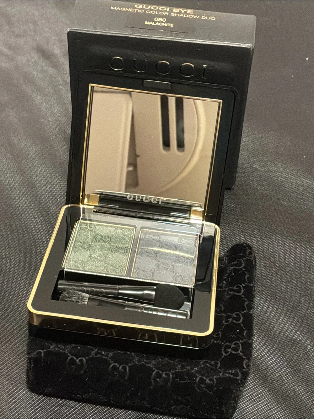 Gucci Black and Gold Eye Shadow Palette,NIB